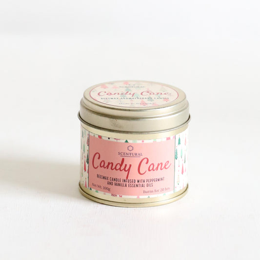 Candy Cane Candle