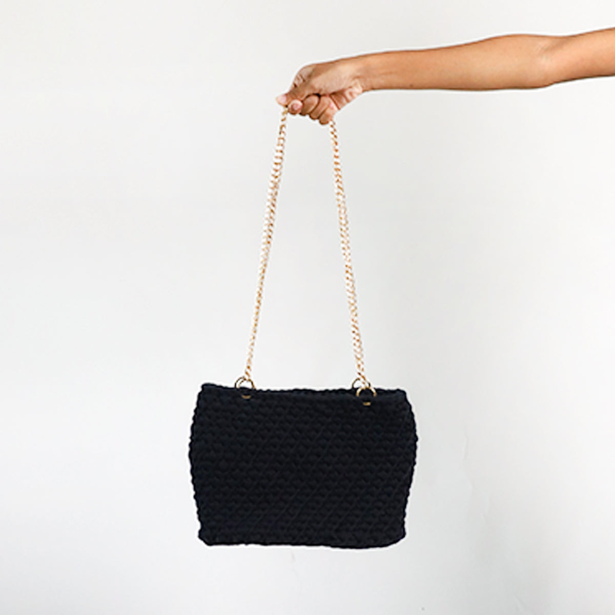 Navy Bag with Chain