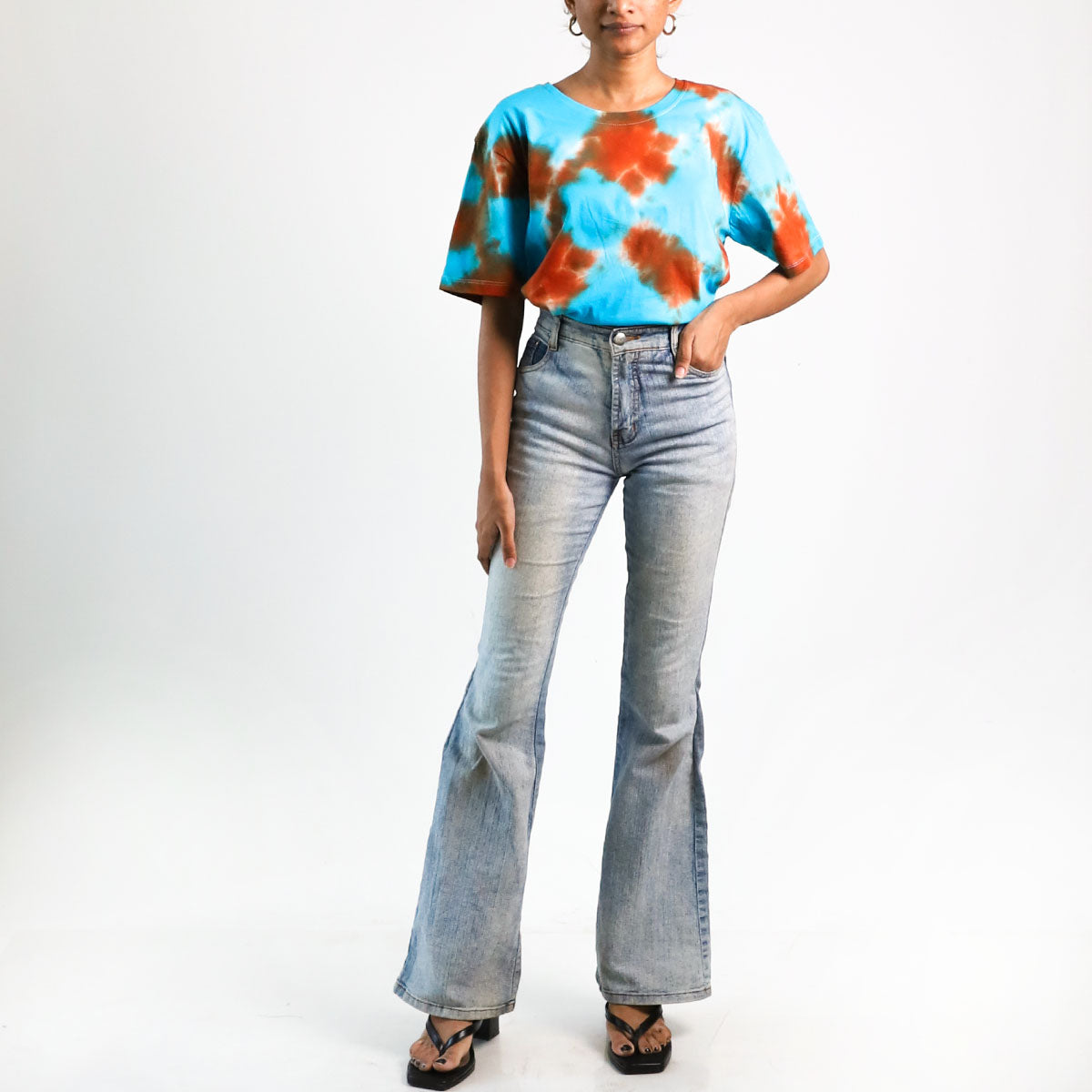 Groovy Galaxy Oversized Tie-Dye T-shirt