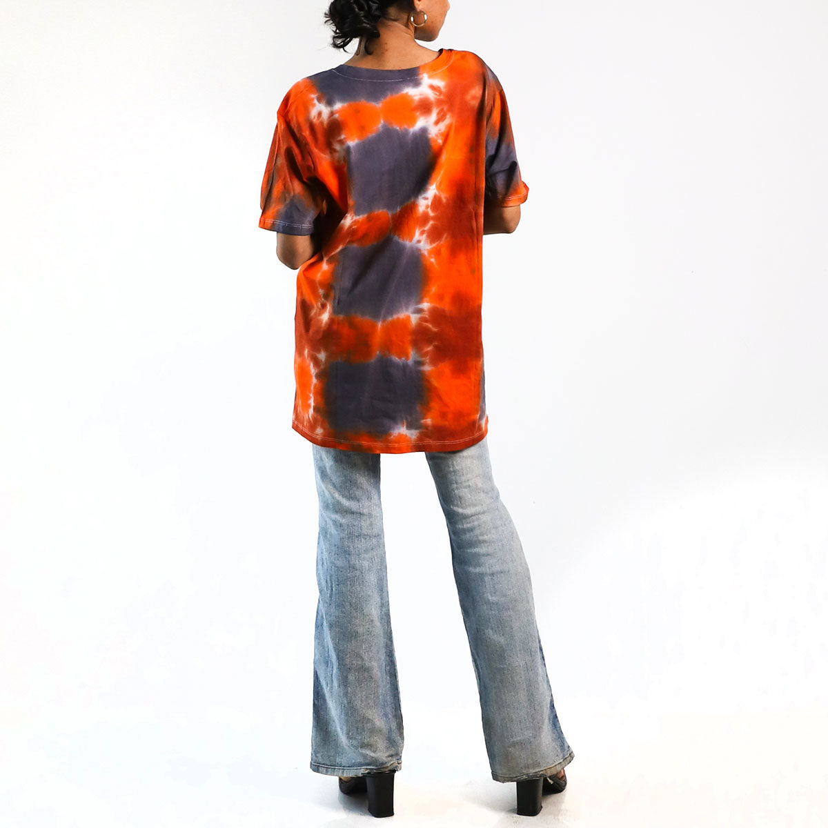 Bohemian Bloom Oversized Tie-Dye T-shirt