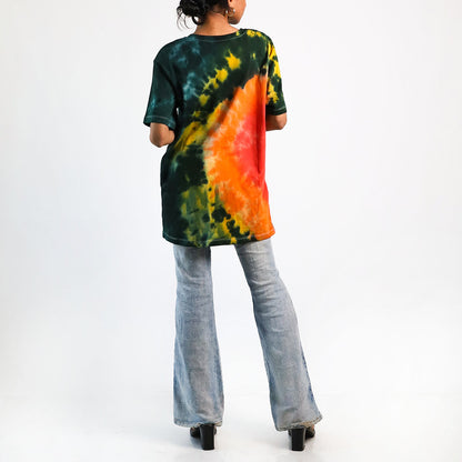 Earthy Enchantment Oversized Tie-Dye T-shirt
