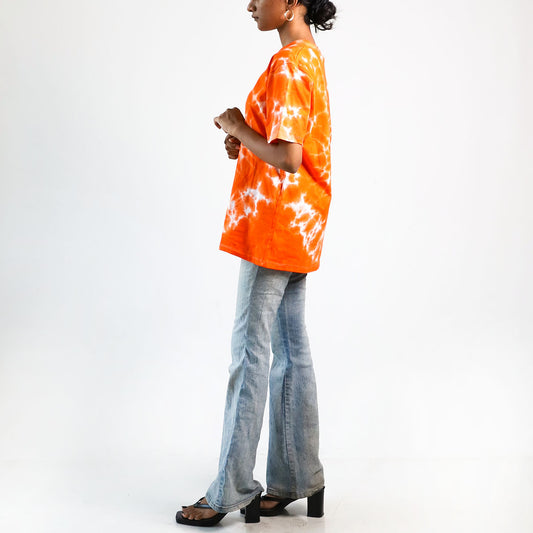 Sunset Serenity Oversized Tie-Dye T-shirt