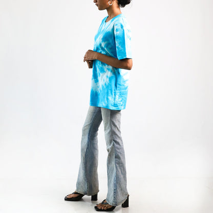 Cosmic Kaleidoscope Oversized Tie-Dye T-shirt