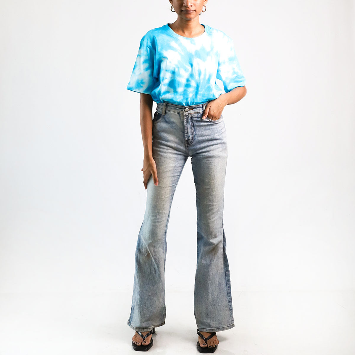 Cosmic Kaleidoscope Oversized Tie-Dye T-shirt