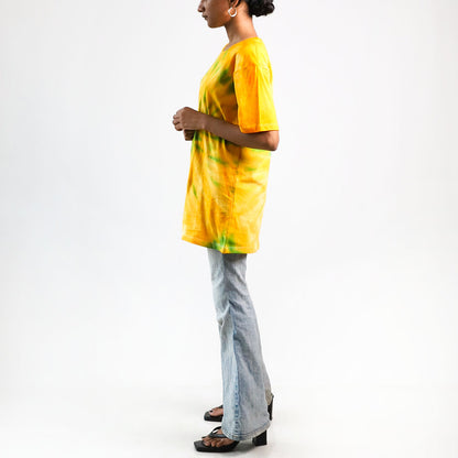 Vibrant Vortex Oversized Tie-Dye T-shirt