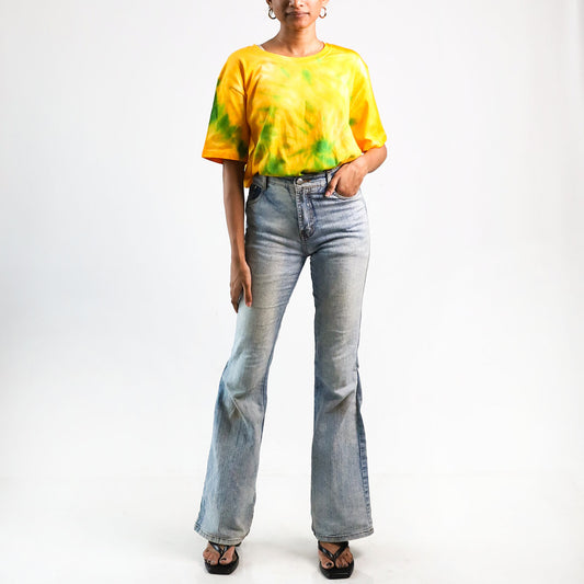 Vibrant Vortex Oversized Tie-Dye T-shirt