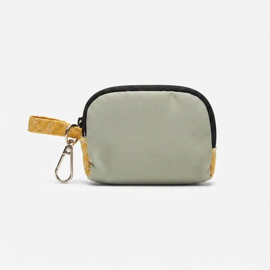Coral Mini Clip Pouch