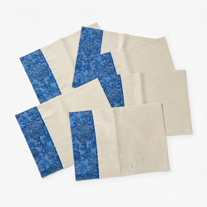 Indigo Paisley Table Runner Set