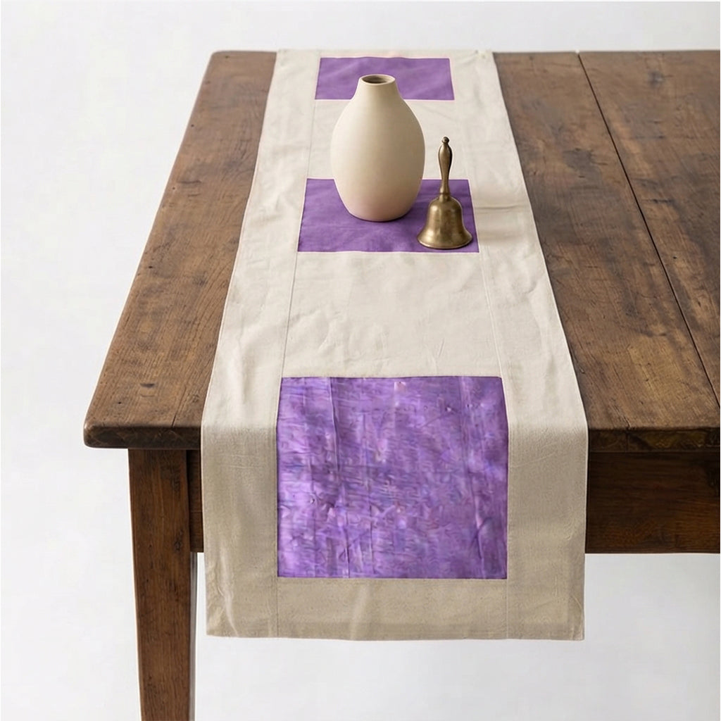 Lavender Bloom Table Runner Set