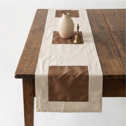 Cocoa Leaf Table Runner Set