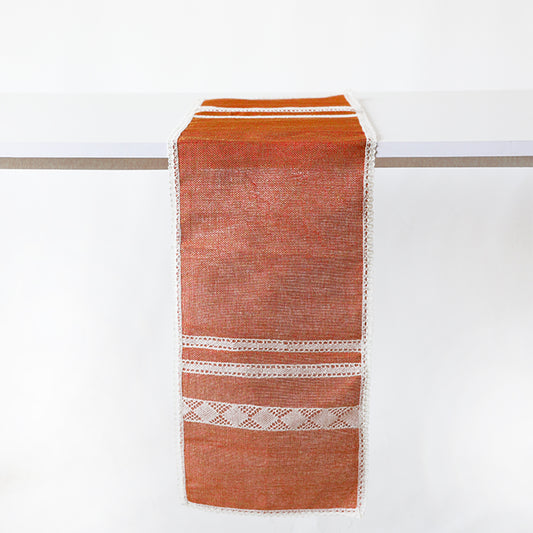 Amber Burlap Table Runner