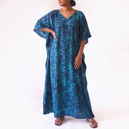 Blue Horizon Batik Kaftan