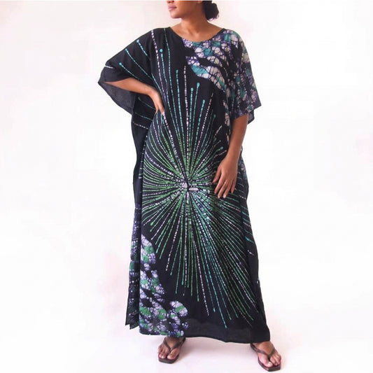 Sunset Reverie Batik Kaftan