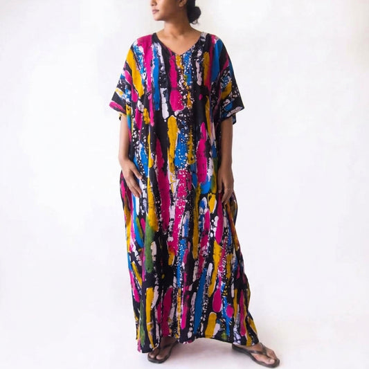 Kaleidoscope Dreams Batik Kaftan