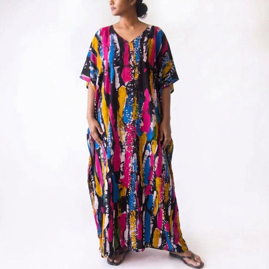 Carnival Colours Batik Kaftan