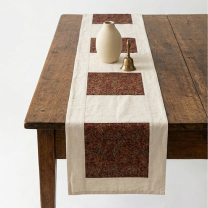 Brown Motifs Table Linen Set
