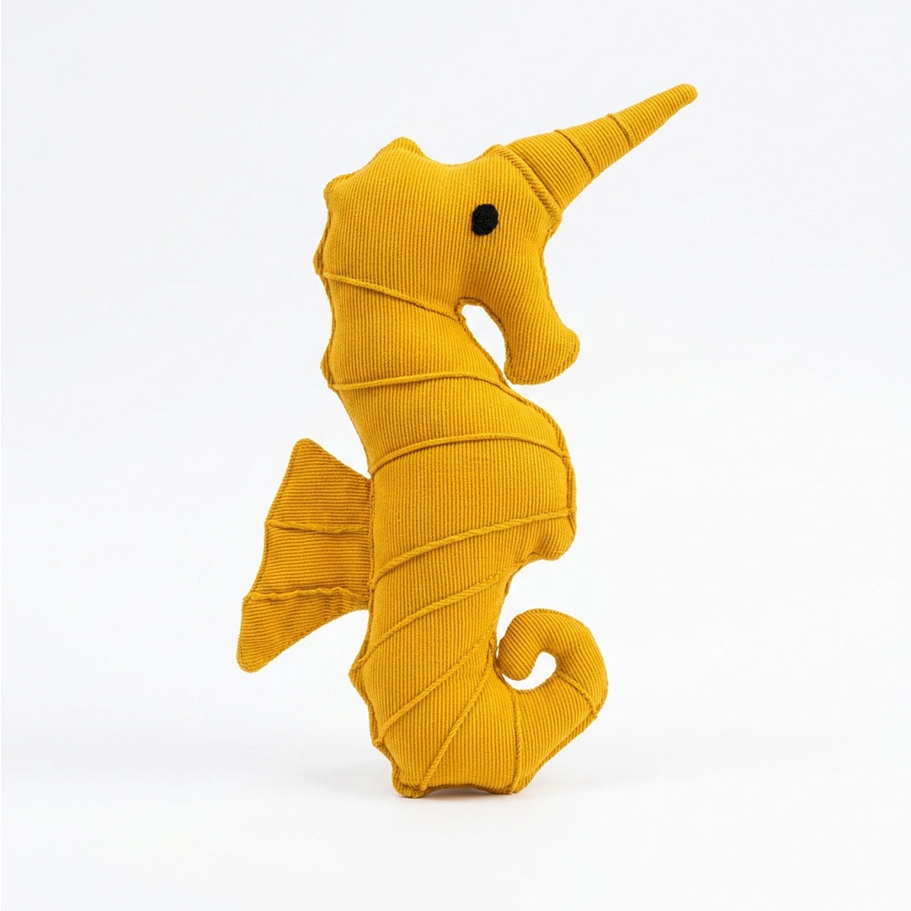 Golden Seahorse Soft Toy
