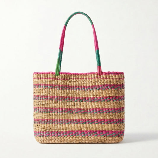 Tropical Bloom Palmyrah Bag