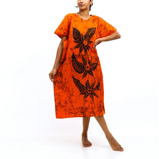 Thambili Palms Batik Kaftan