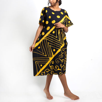 Khalifa Abstract Batik Kaftan