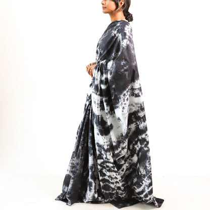 Onxy Tie Dye Saree