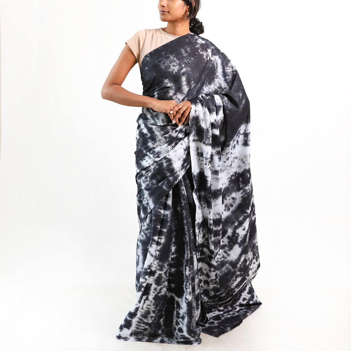 Onxy Tie Dye Saree