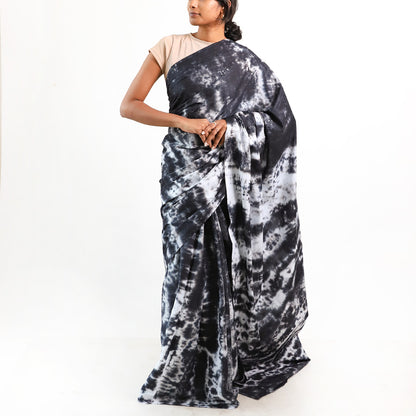 Onxy Tie Dye Saree