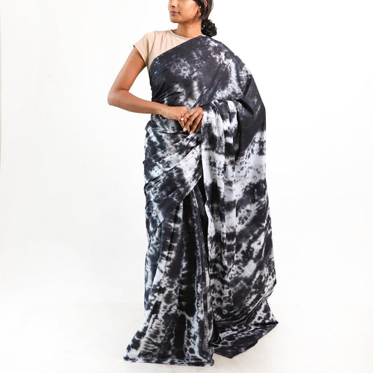 Onxy Tie Dye Saree