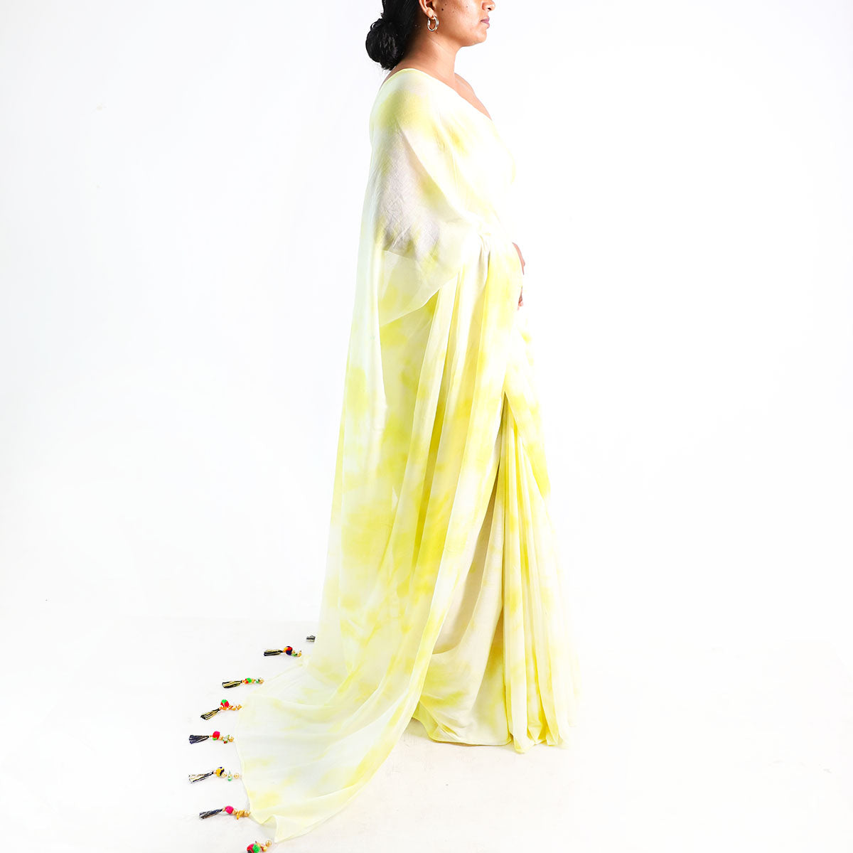Sunny Delight Tie-Dye Saree