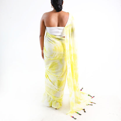 Sunny Delight Tie-Dye Saree
