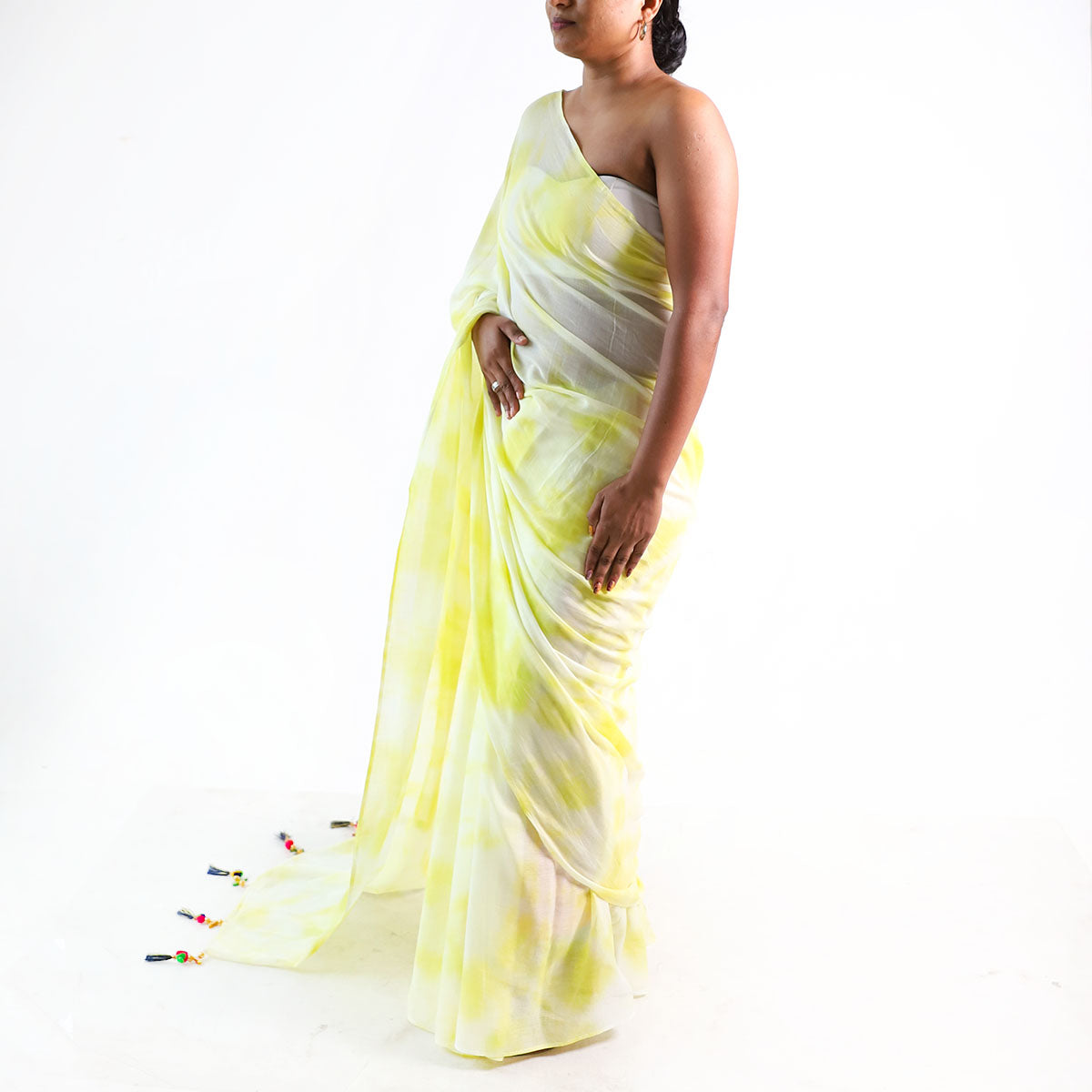 Sunny Delight Tie-Dye Saree