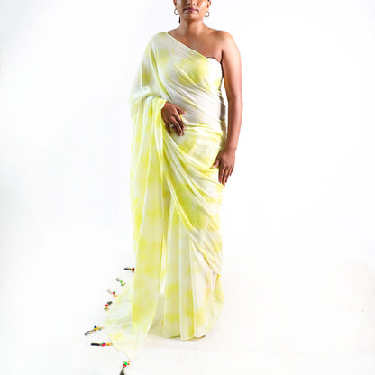 Sunny Delight Tie-Dye Saree