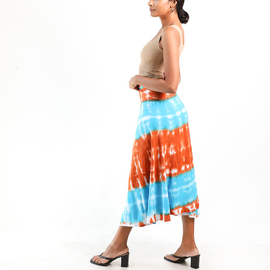 Sunset Splash Wrap Skirt