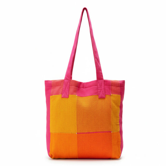 Pink & Orange Handi Tote
