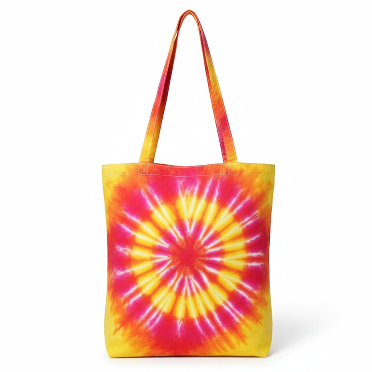 Sunset Hues Batik Tote Bag