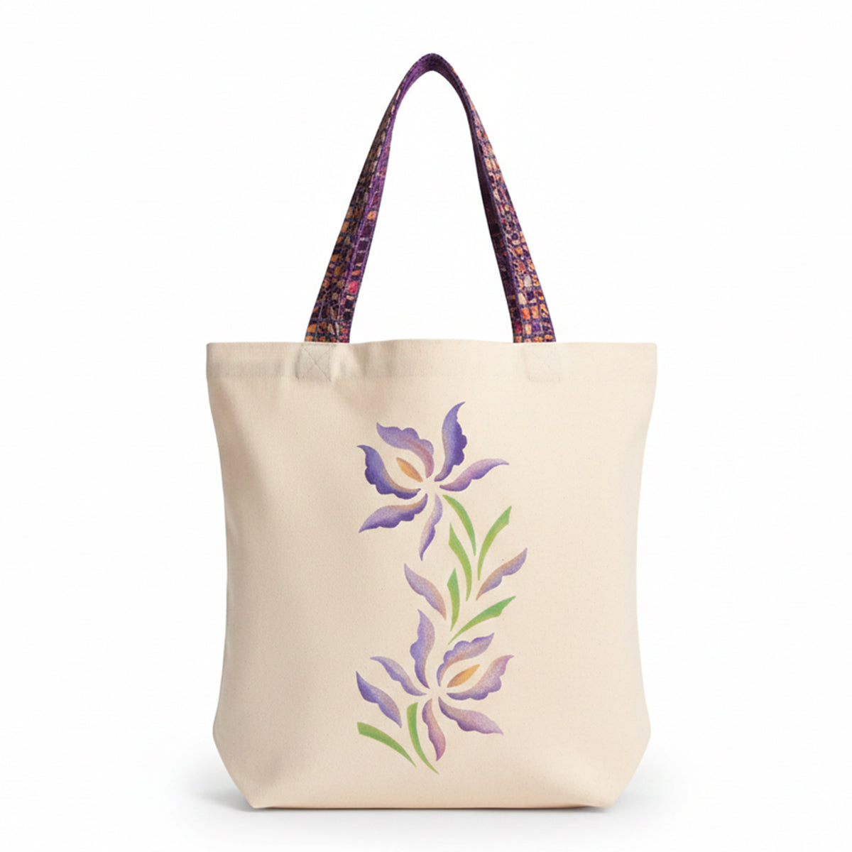Lilac Floral Tote