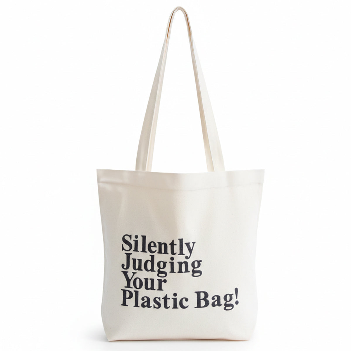 Silently judging your plastic bag Tote Bag