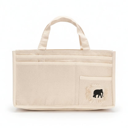 Elephant Corridor Tote Bag