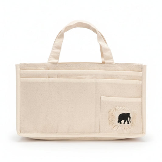 Elephant Corridor Tote Bag