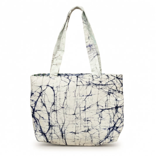 Blue Batik Tote