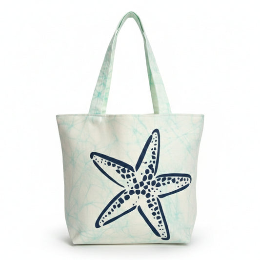 Starfish Batik Tote