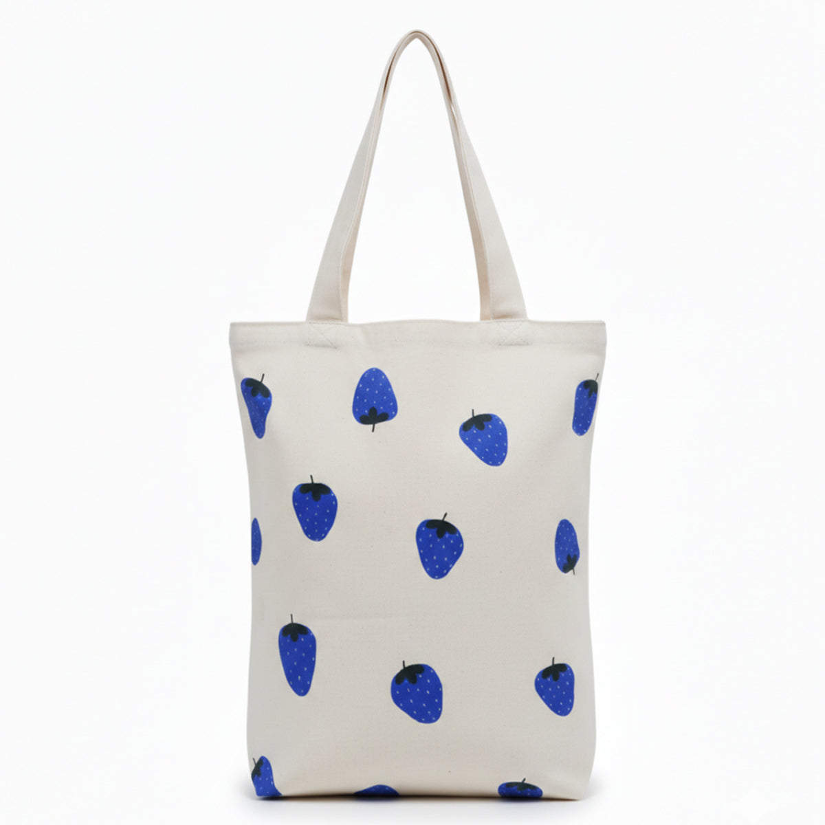 Blue Strawberries Tote Bag