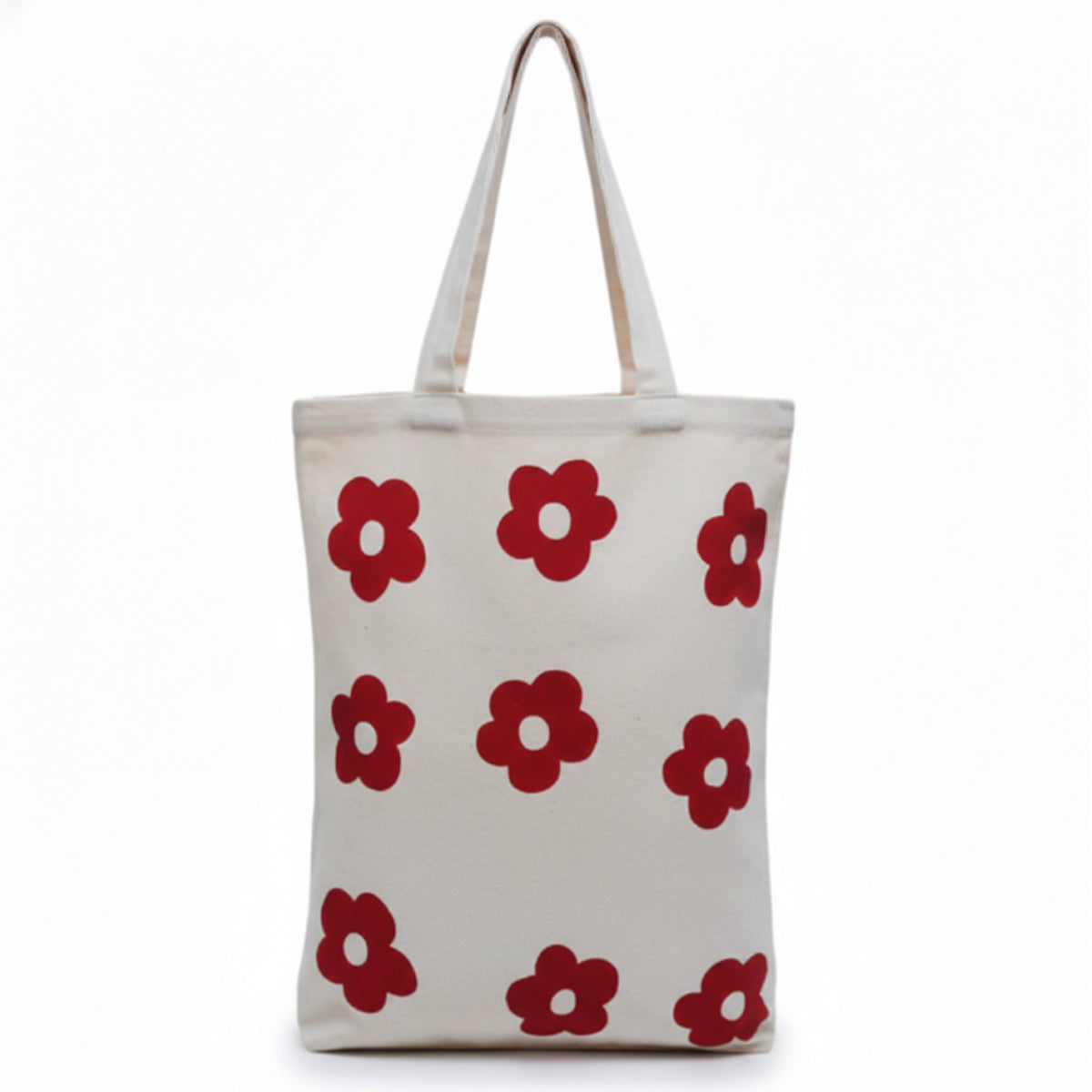 Red Flora Tote Bag