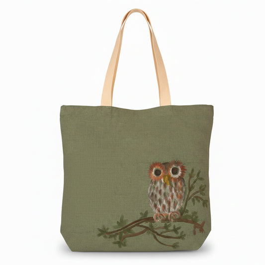 Owl Twill Tote