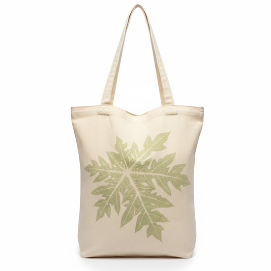 Leaf Print Tote