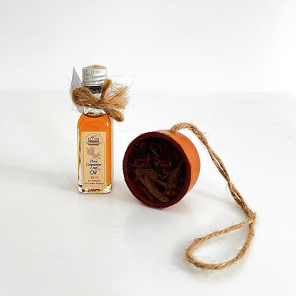 Terracotta Mini Floral Car Pods - Cinnamon