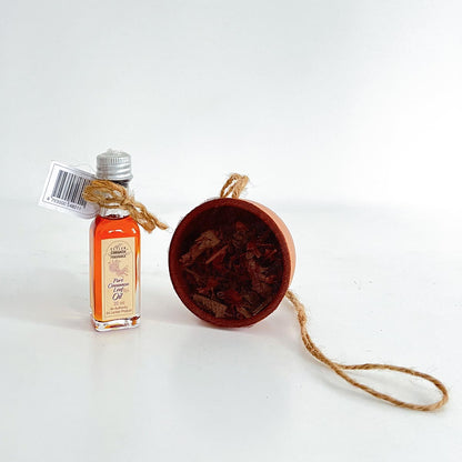 Terracotta Floral Pods- Cinnamon