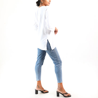 Ethereal White Kurtha