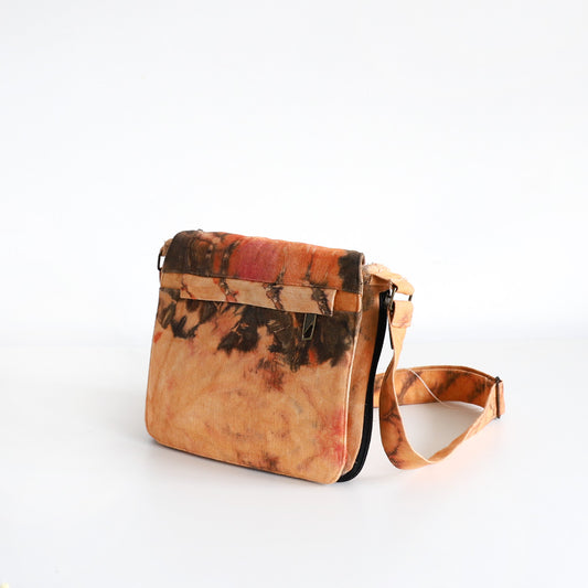 Sunburst Tie-Dye Messenger Bag