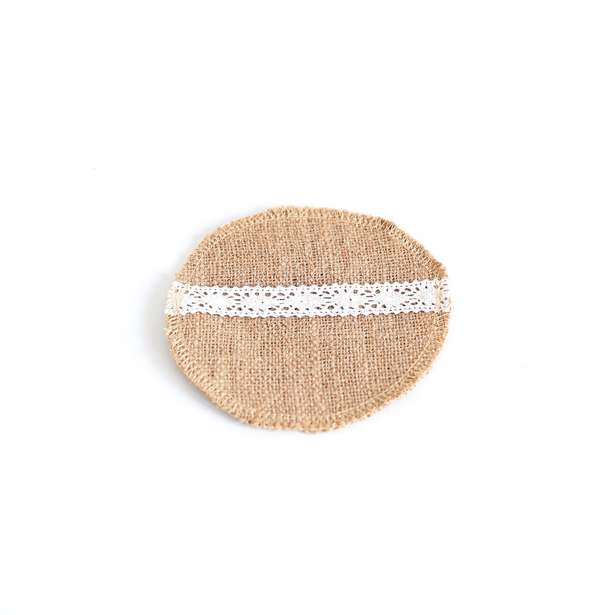 Beeralu & Burlap Coaster